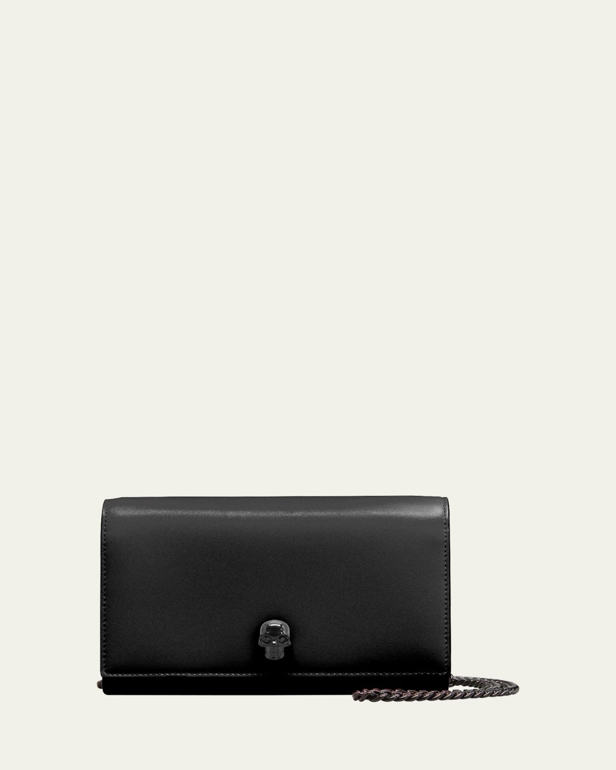 McQueen Skull Mini Chain Crossbody Bag