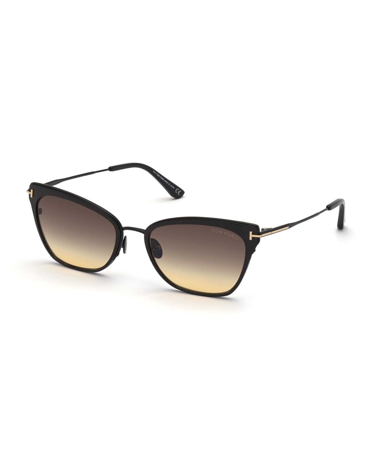 TOM FORD Faryn Dramatic Metal Cat-Eye Sunglasses | Thumbnail 8