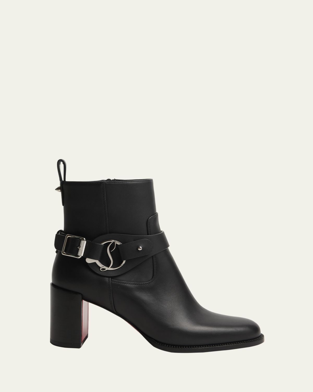 Christian Louboutin 70mm Dianouchette Leather Ankle Boots