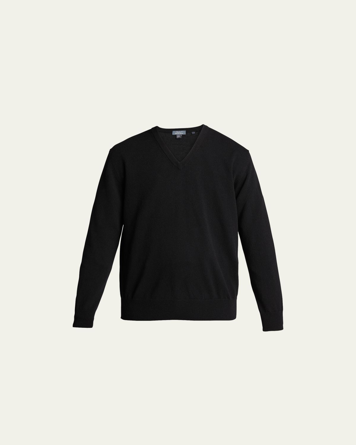 Bergdorf Goodman Men's Classic 12GG Cashmere V-Neck Sweater