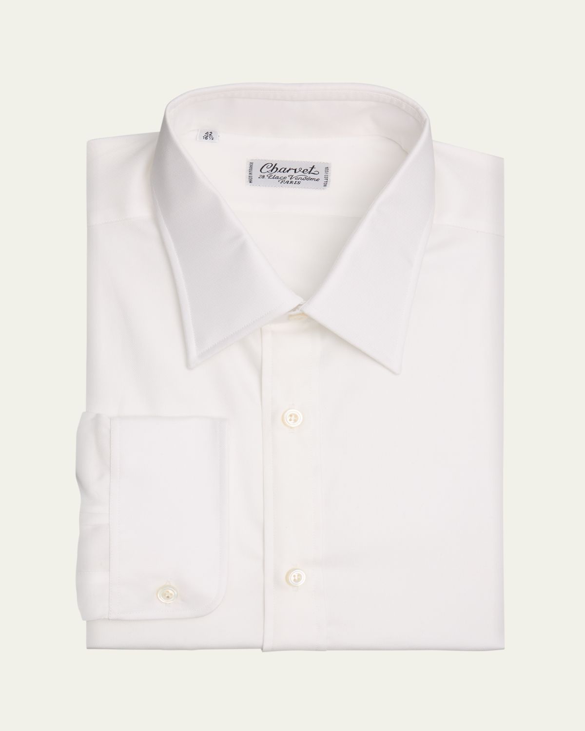 Charvet Men's Super Panama Cotton Dress Shirt