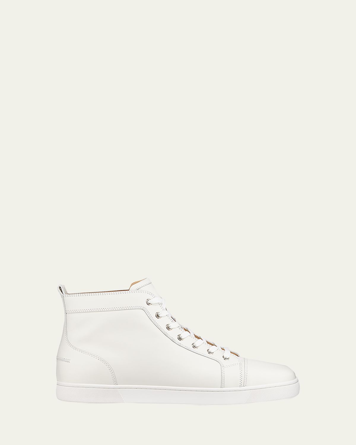 Christian Louboutin Men's Louis Leather High-Top Sneakers | Thumbnail 4 Christian Louboutin Men's Louis Leather High-Top Sneakers | Thumbnail 4