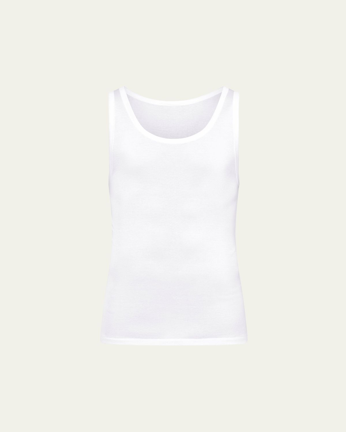 Hanro Cotton Pure Tank Top, White