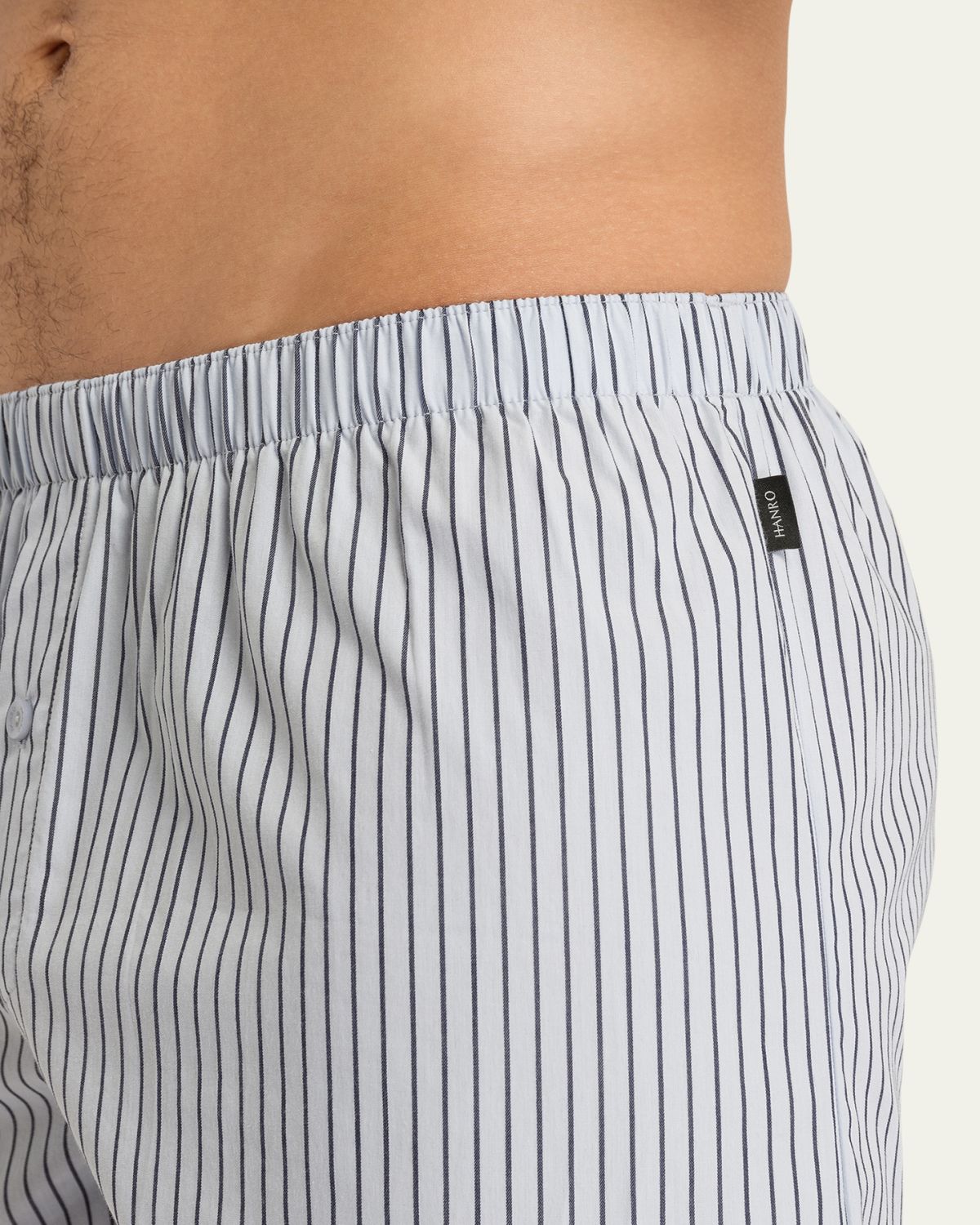 Hanro Men's Fancy Woven Cotton Boxers | Thumbnail 4