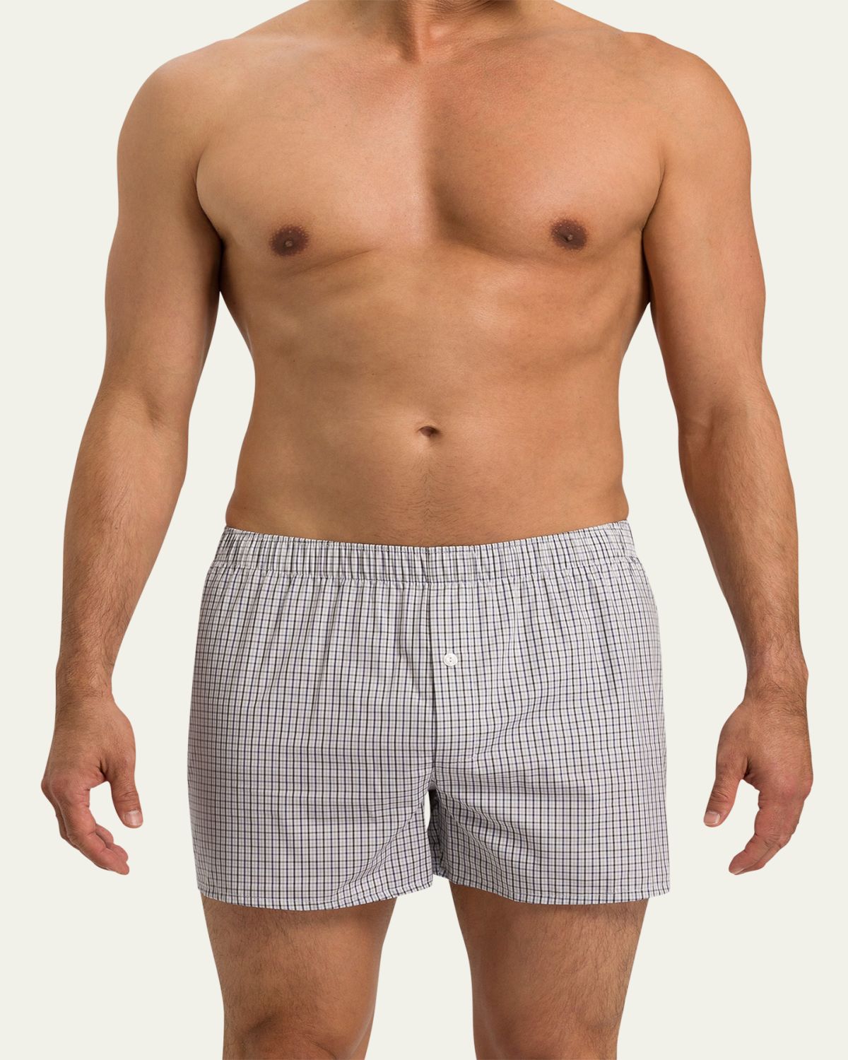 Hanro Men's Fancy Woven Cotton Boxers | Thumbnail 5