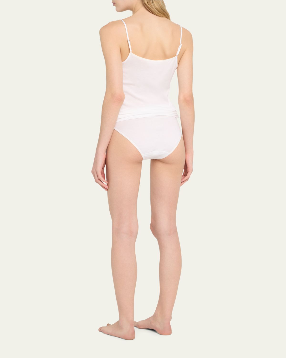 Hanro Moments High-Cut Lace-Trim Briefs | Thumbnail 6