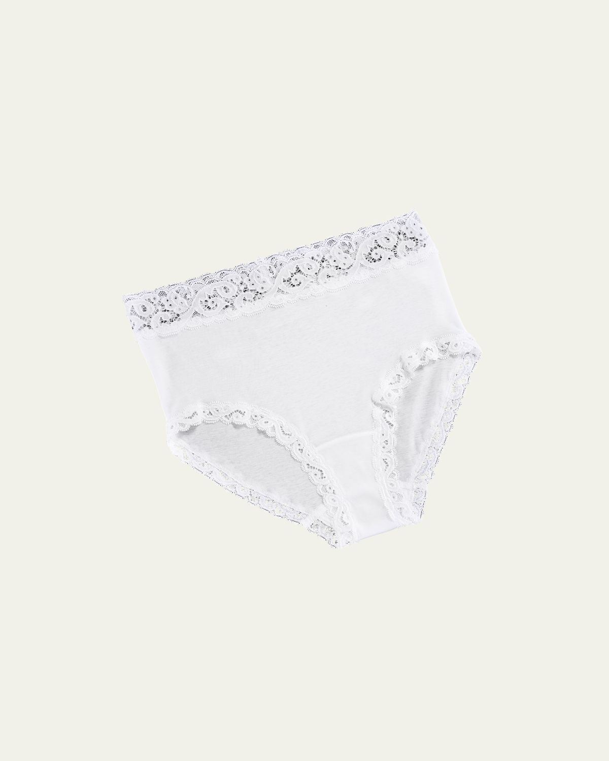 Hanro Moments Lace-Trim Full Brief