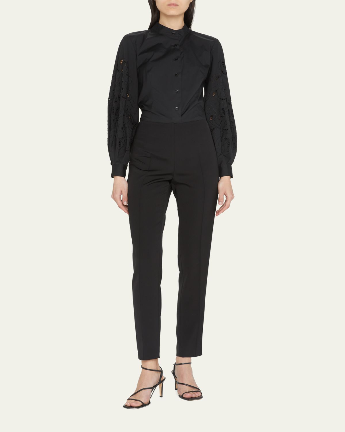 Akris Melissa Silk Marocain Pants | Thumbnail 2