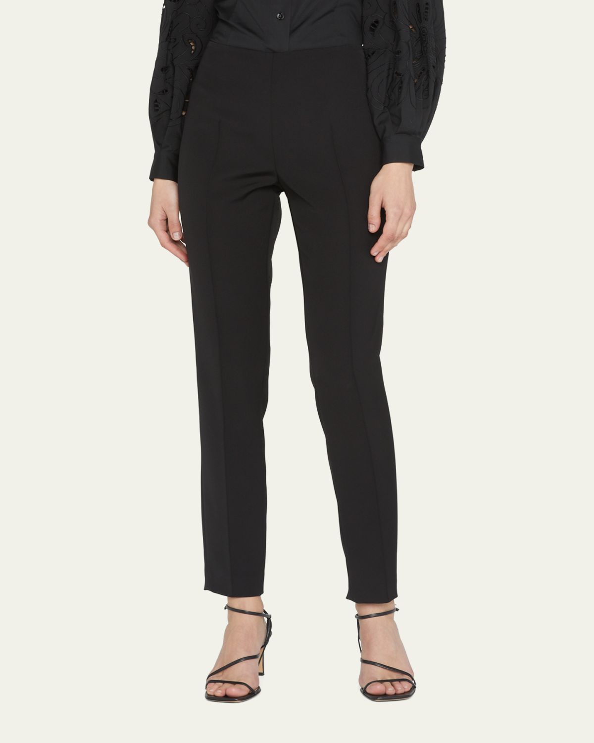 Akris Melissa Silk Marocain Pants | Thumbnail 4