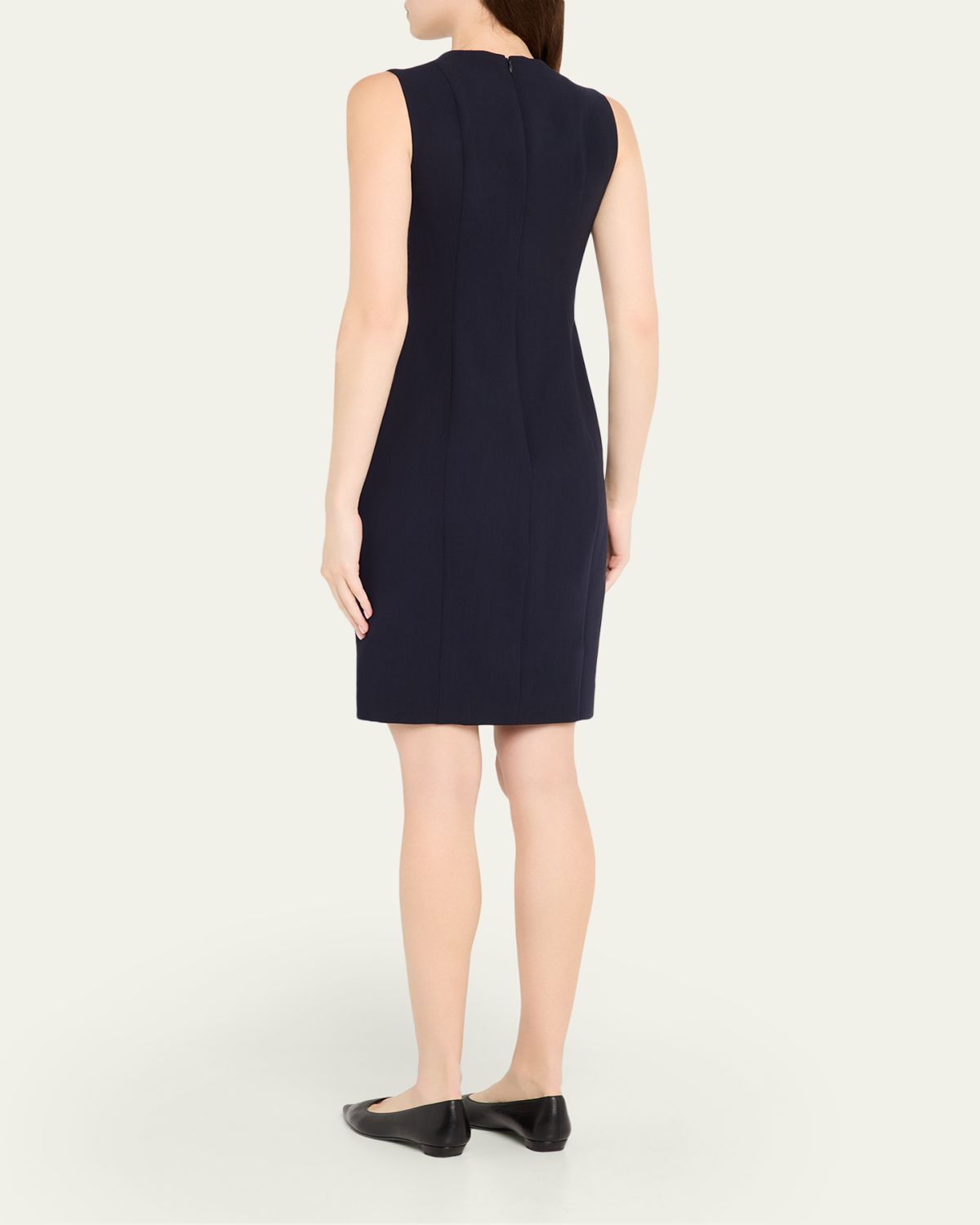 Akris Sleeveless V-Neck Dress | Thumbnail 3