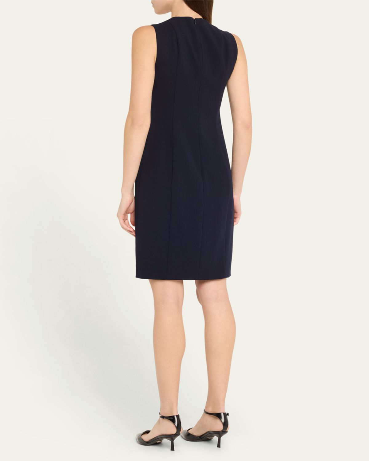 Akris Sleeveless V-Neck Dress | Thumbnail 5