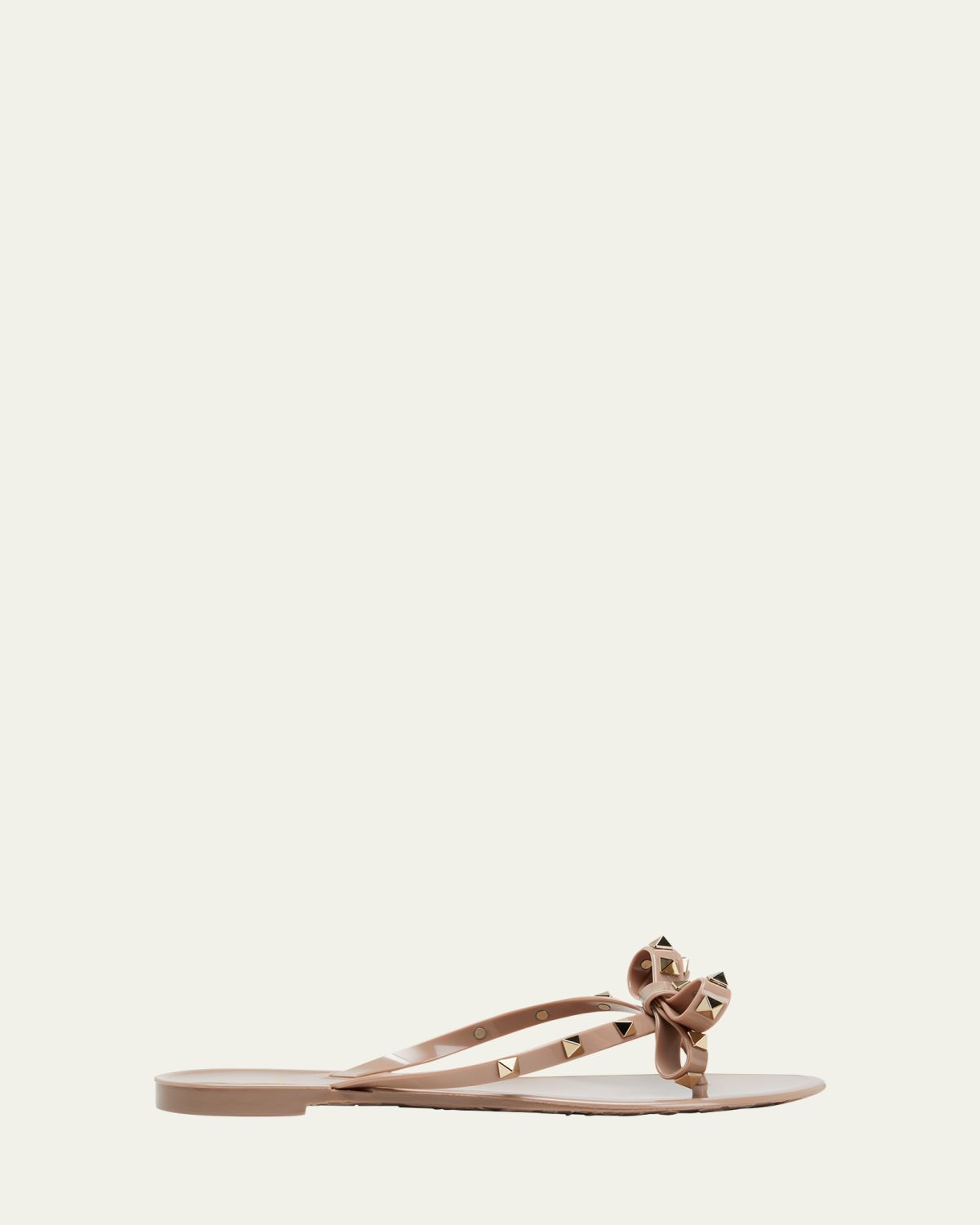 Valentino Garavani Rockstud PVC Flat Thong Sandals | Thumbnail 6
