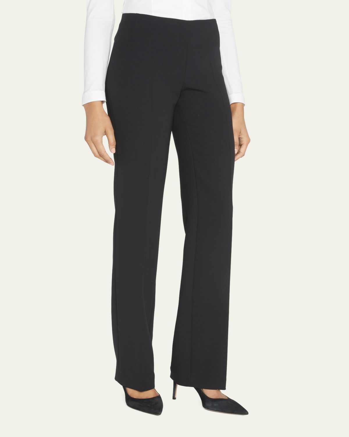 Akris Carol Classic Flat-Front Pants | Thumbnail 4