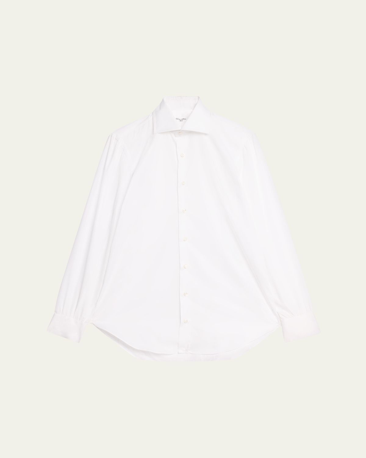 Cesare Attolini Men 's Solid Cotton Sport Shirt