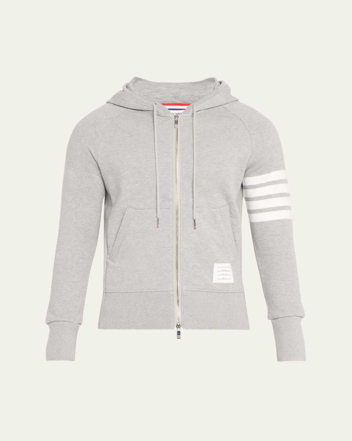 Thom Browne Four-Stripe Hoodie Sweatshirt | Thumbnail 6 Thom Browne Four-Stripe Hoodie Sweatshirt | Thumbnail 6