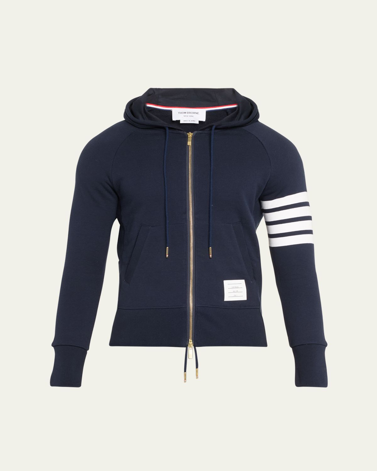 Thom Browne Four-Stripe Hoodie Sweatshirt