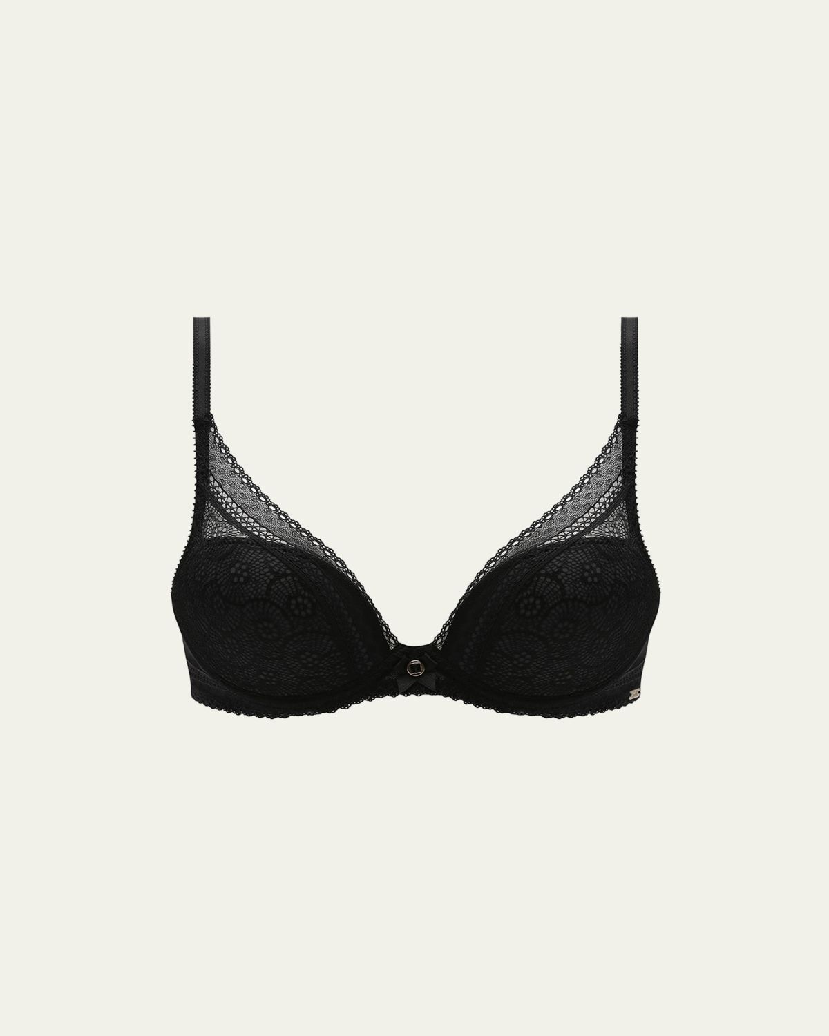 Chantelle Festivite Lace Plunge Bra, Bright Pink | Thumbnail 7 Chantelle Festivite Lace Plunge Bra, Bright Pink | Thumbnail 7