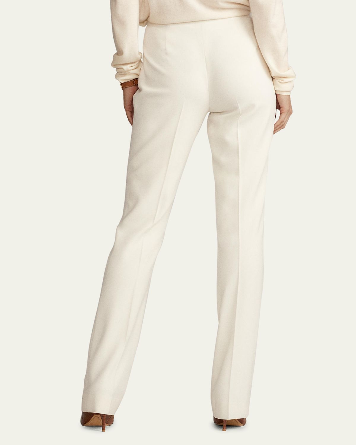 Ralph Lauren Collection Alandra Wool Crepe Pants | Thumbnail 3