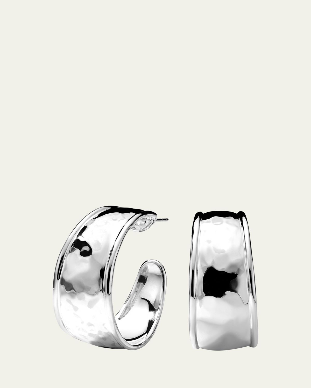 Ippolita Goddess Hoop Earrings in Sterling Silver