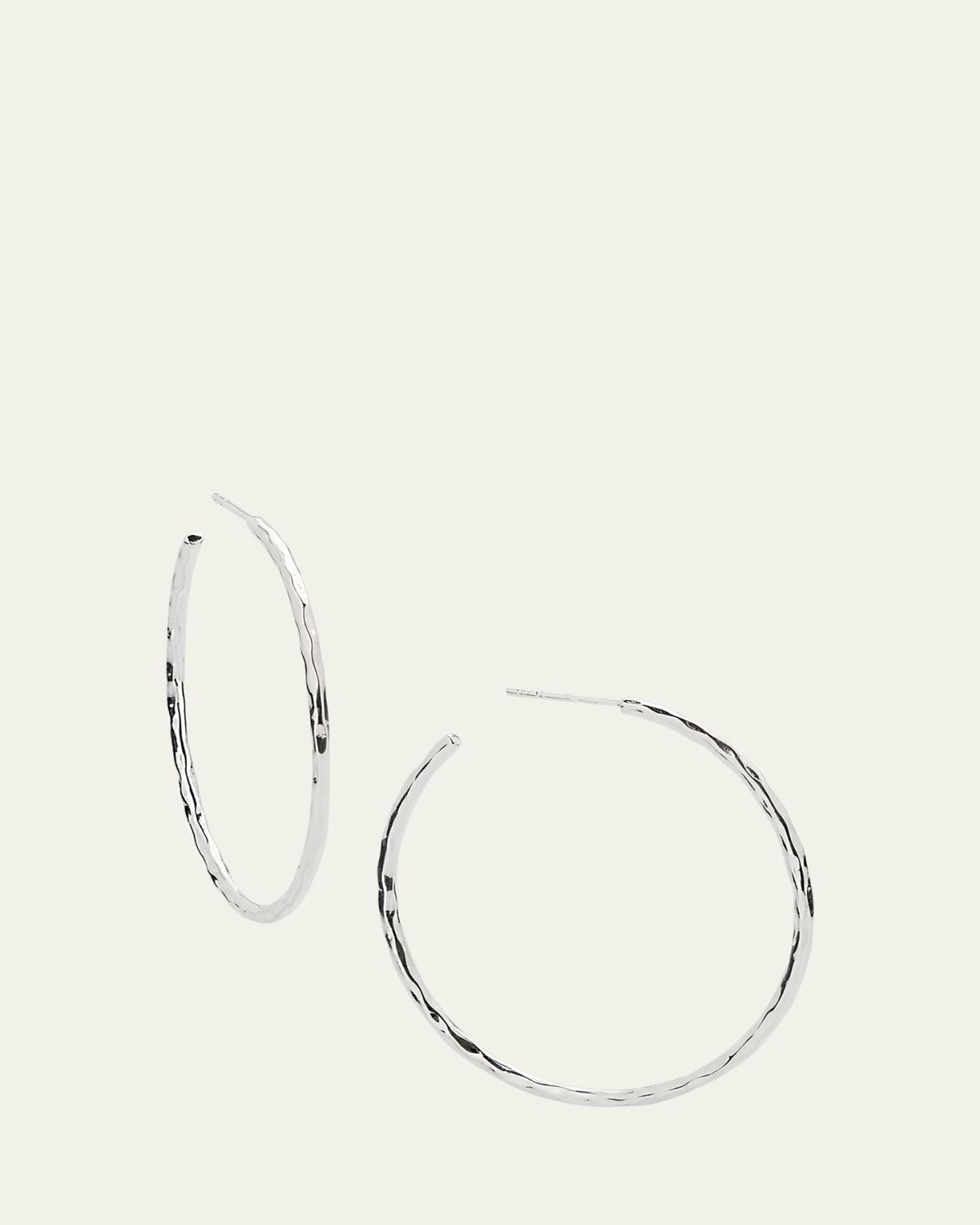 Ippolita Medium Squiggle Hoop Earrings in Sterling Silver