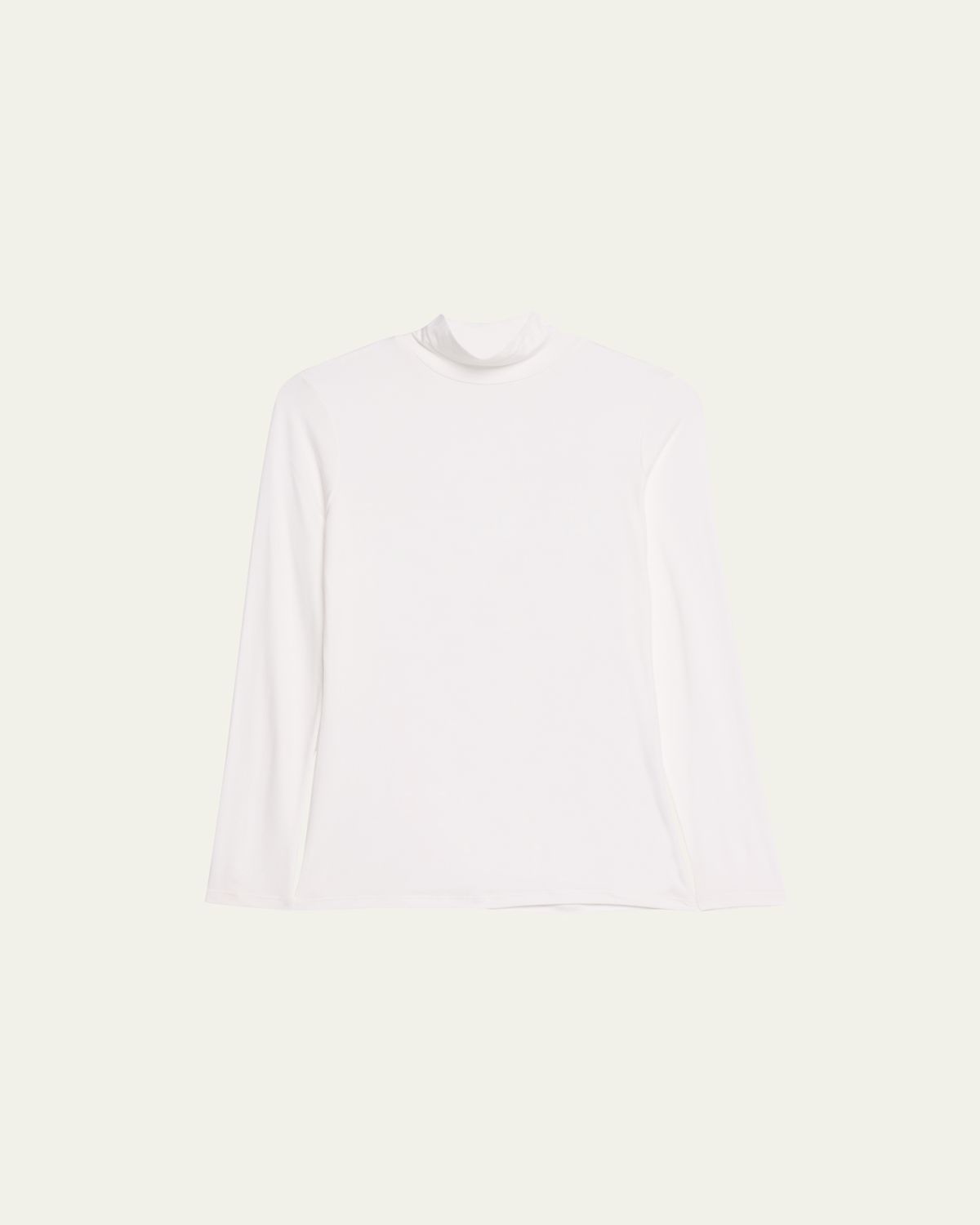 Majestic Filatures Soft Touch Mock Turtleneck Top