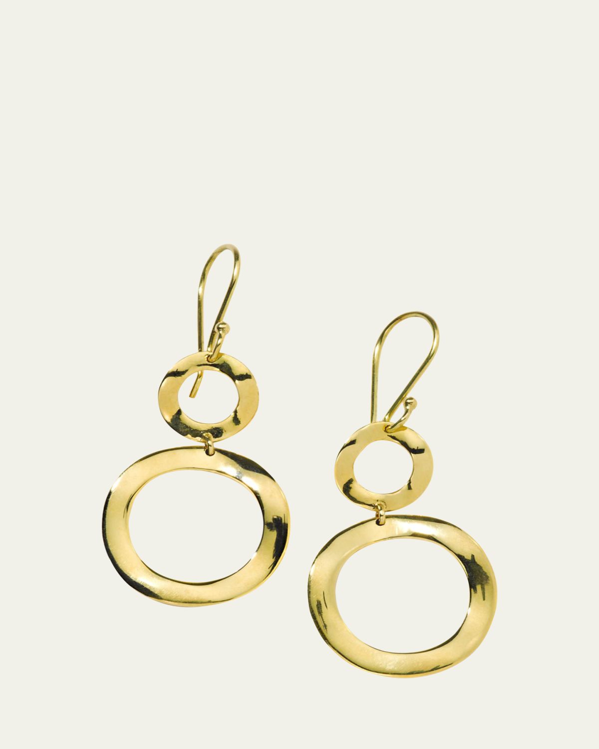 Ippolita Mini Snowman Earrings in 18K Gold