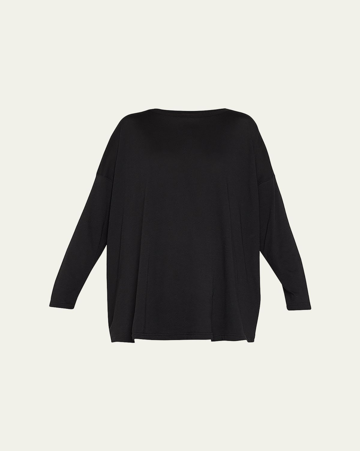 Eskandar Ultra-Light Cotton Long-Sleeve T-Shirt (One Size)