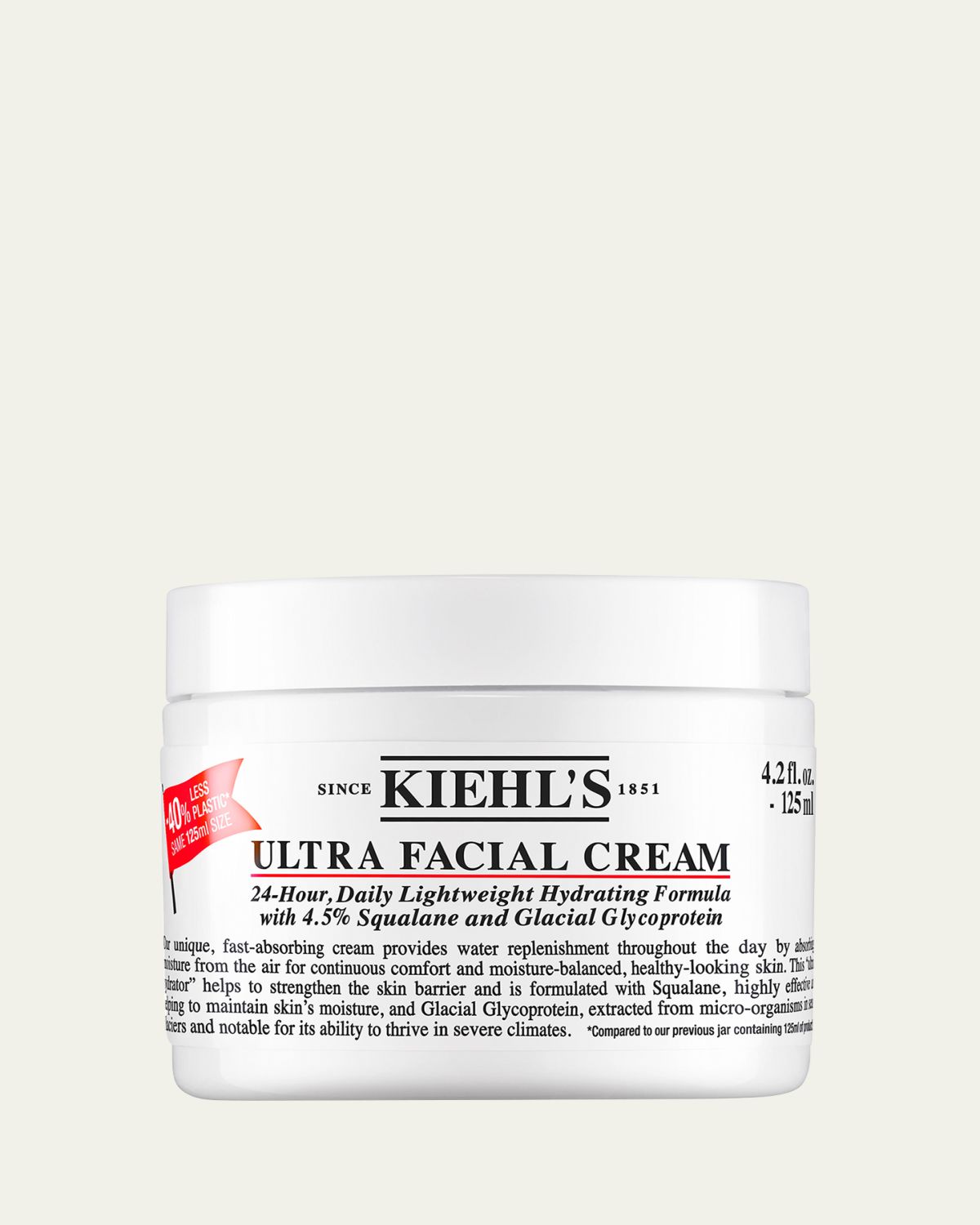 Kiehl's Since 1851 Ultra Facial Moisturizing Cream with Squalane, 4.2 oz.