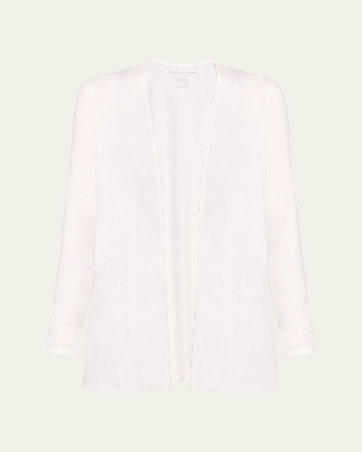 Majestic Filatures Soft Touch Open-Front Cardigan