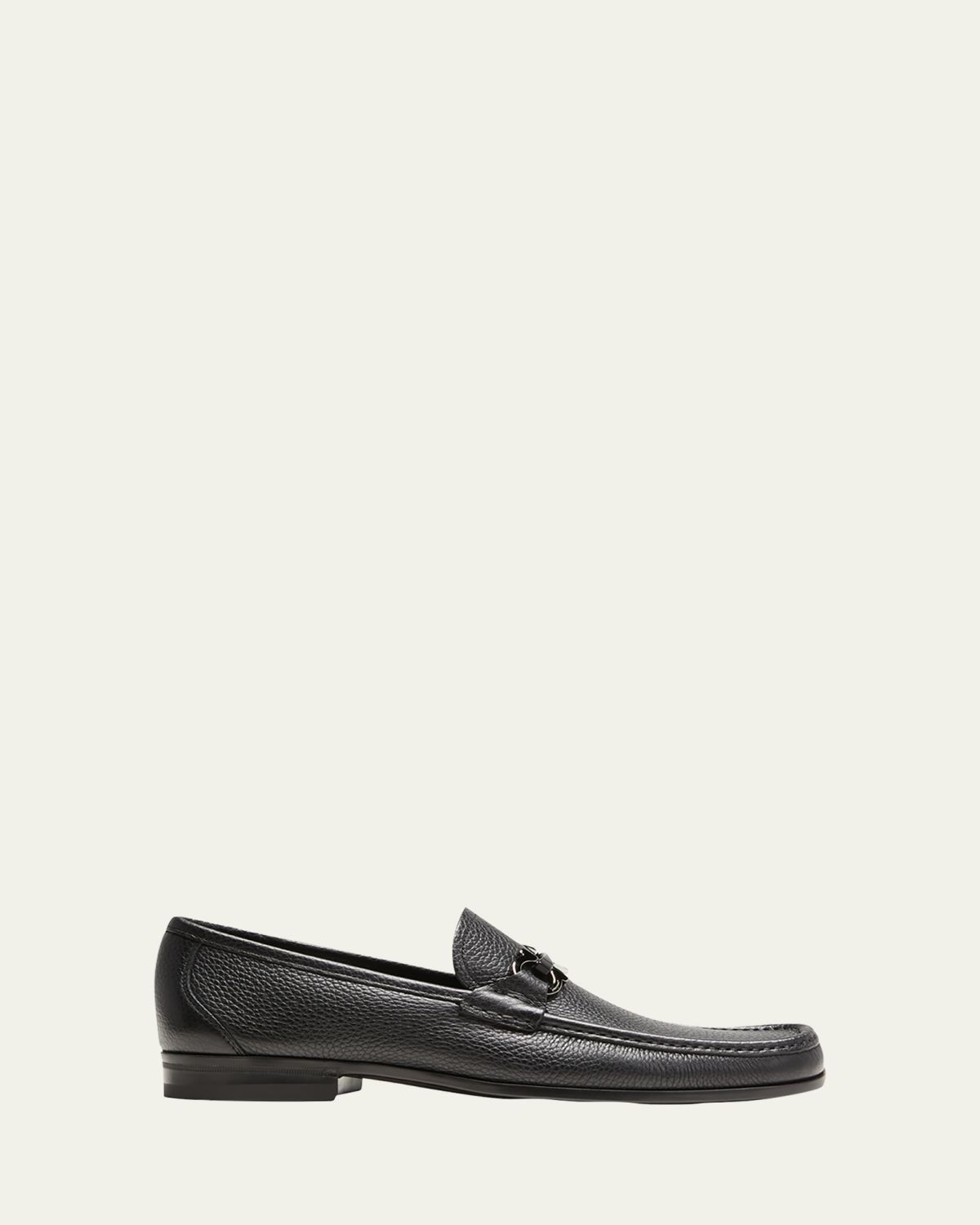 Ferragamo Men's Grandioso Grained Calfskin Gancini Loafer | Thumbnail 6 Ferragamo Men's Grandioso Grained Calfskin Gancini Loafer | Thumbnail 6