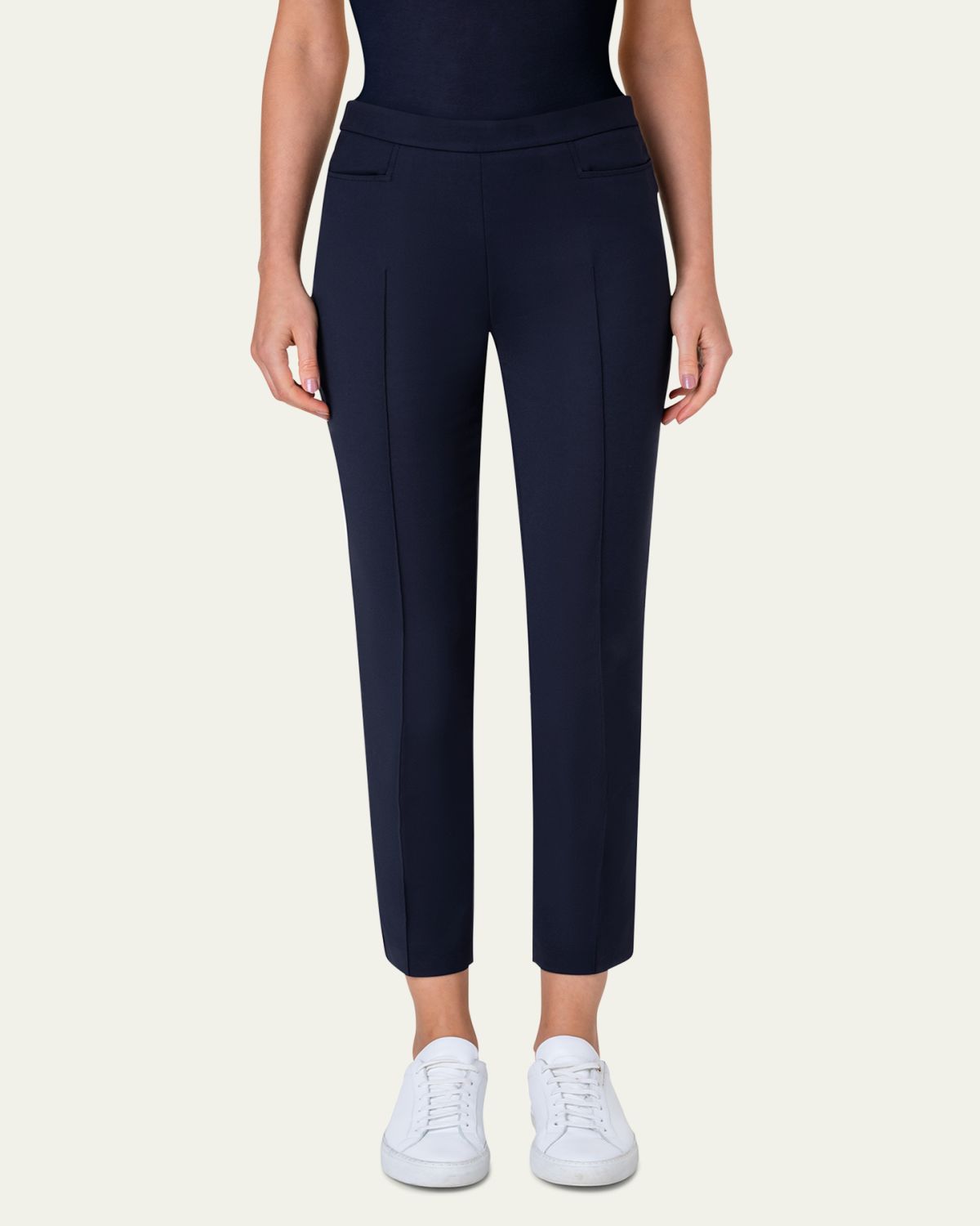 Akris punto Franca Mid-Rise Cropped Pants | Thumbnail 5
