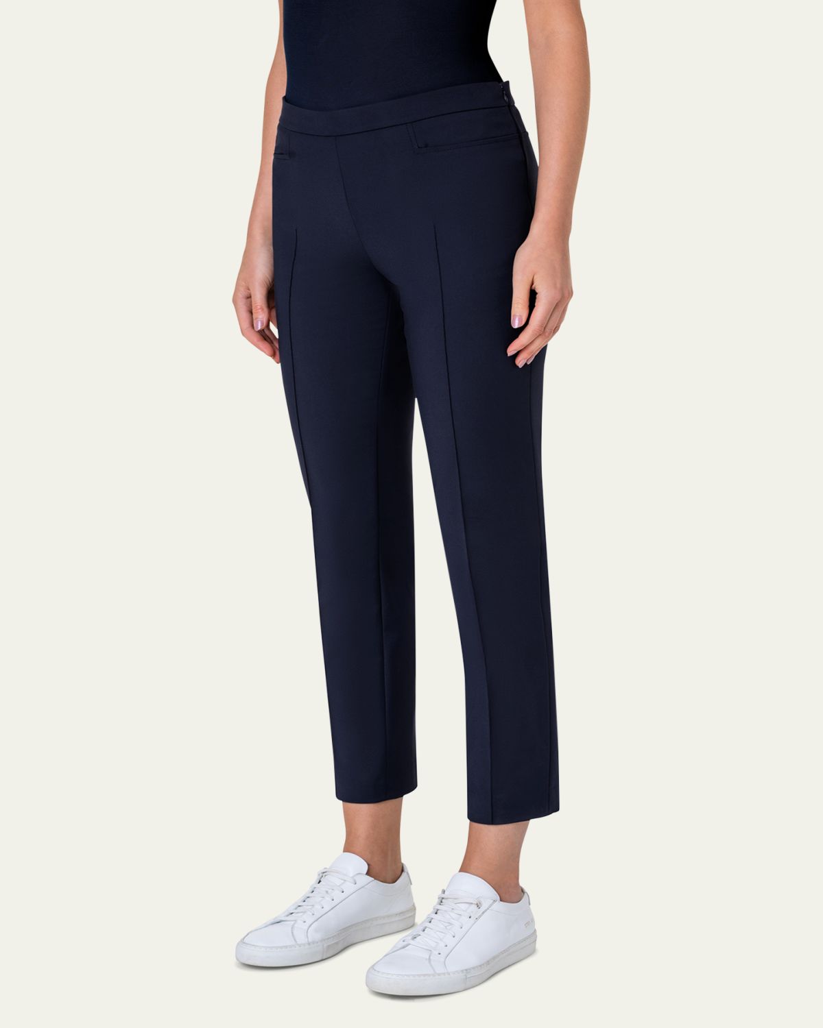 Akris punto Franca Mid-Rise Cropped Pants | Thumbnail 7