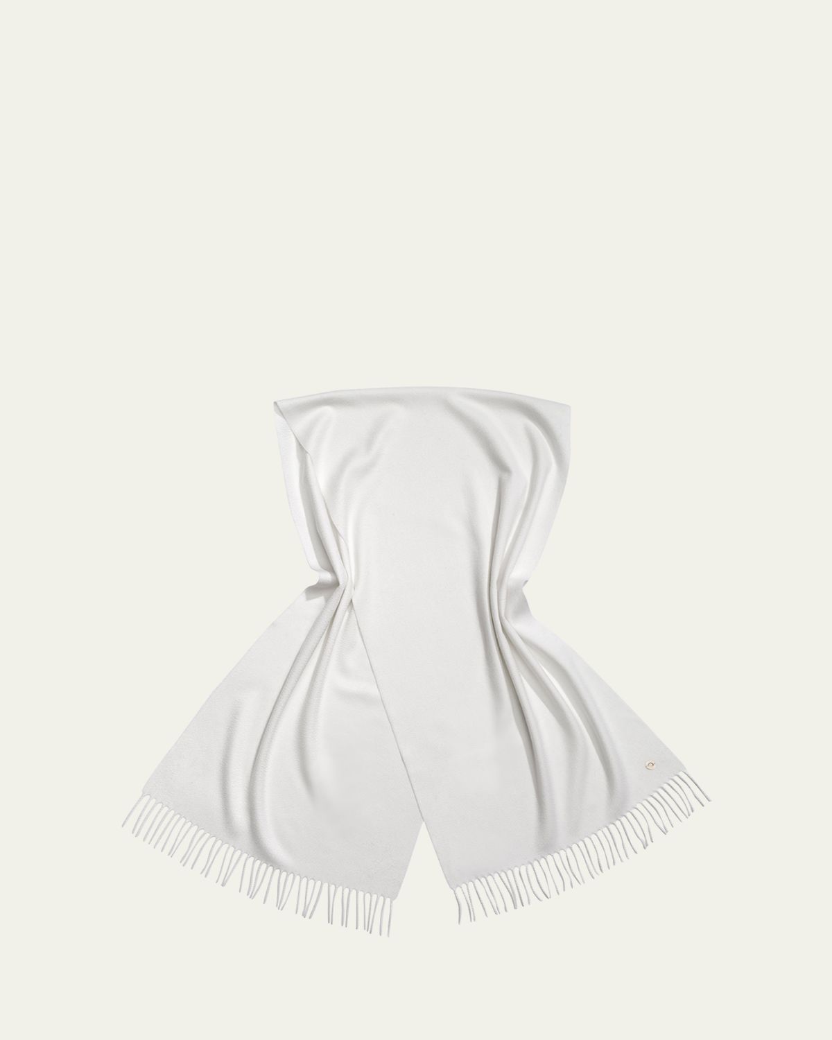 Loro Piana Cashmere Sciarpa Grande Fringe-Trim Scarf | Thumbnail 3 Loro Piana Cashmere Sciarpa Grande Fringe-Trim Scarf | Thumbnail 3