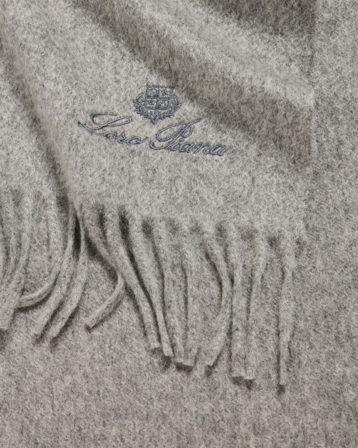 Loro Piana Cashmere Sciarpa Grande Fringe-Trim Scarf | Thumbnail 8 Loro Piana Cashmere Sciarpa Grande Fringe-Trim Scarf | Thumbnail 8
