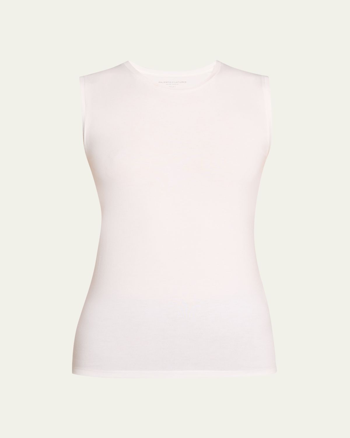 Majestic Filatures Soft Touch Sleeveless Crew