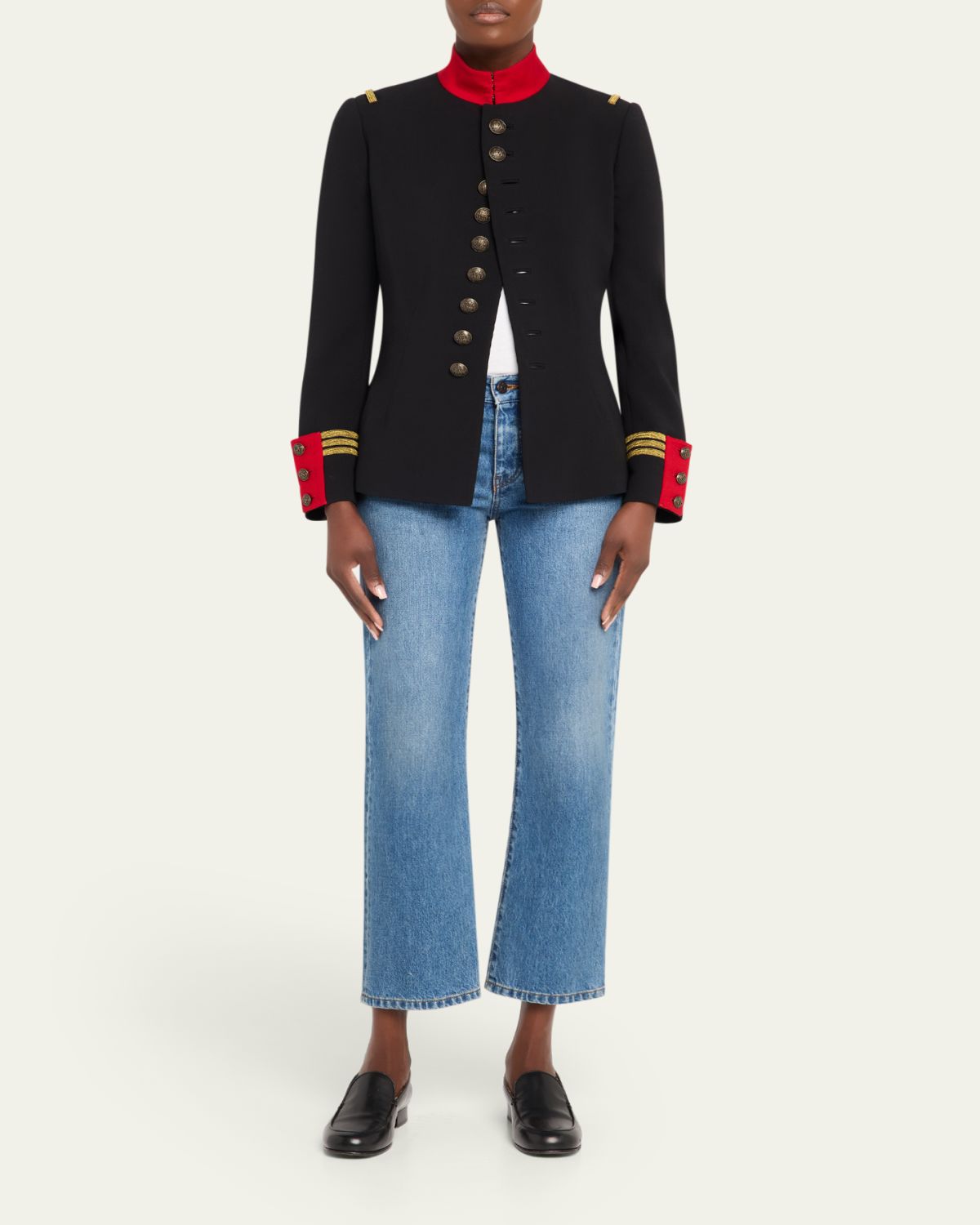 Ralph Lauren Collection The Officer's Jacket, Black | Thumbnail 2