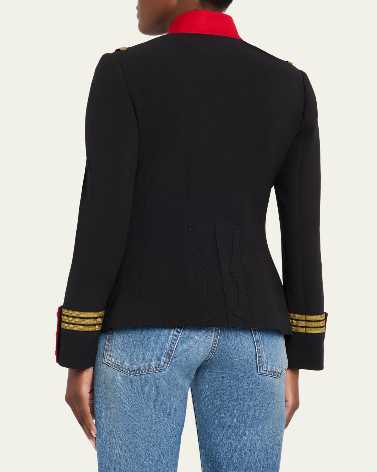 Ralph Lauren Collection The Officer's Jacket, Black | Thumbnail 3