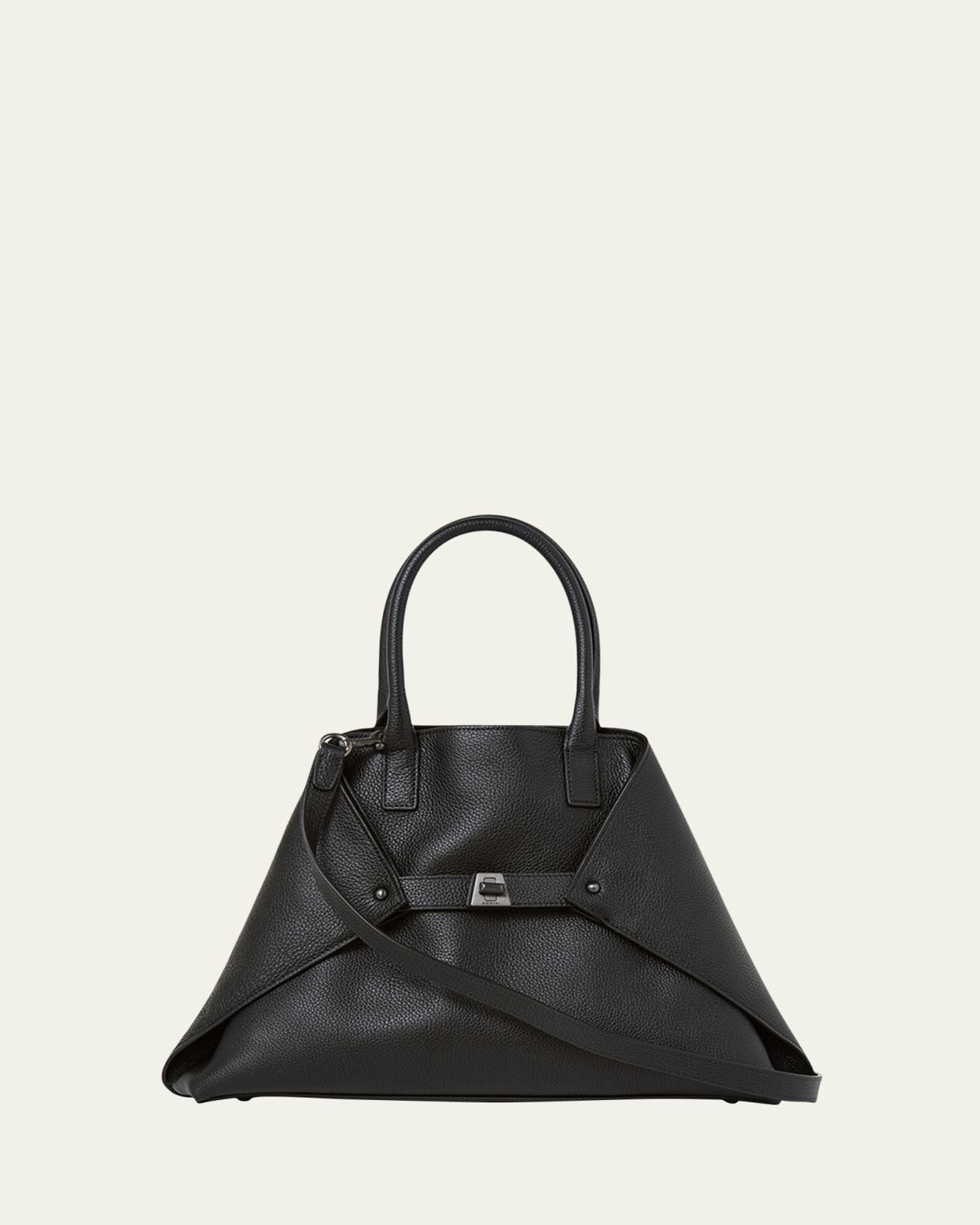 Akris Ai Small Leather Top-Handle Bag