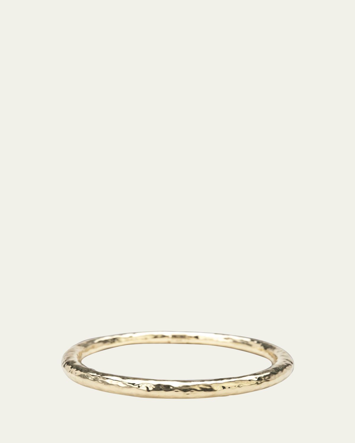 Ippolita Large Hammered Bangle in 18K Gold