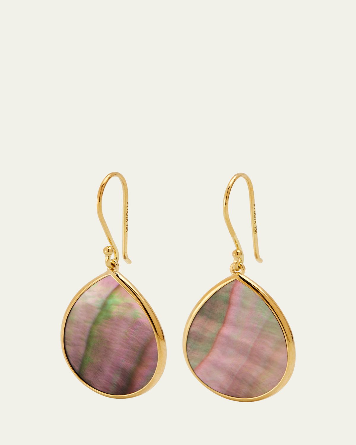 Ippolita Small Stone Teardrop Earrings in 18K Gold