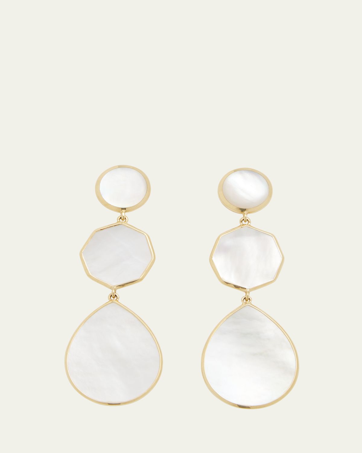 Ippolita Crazy 8 's 3-Stone Drop Earrings in 18K Gold