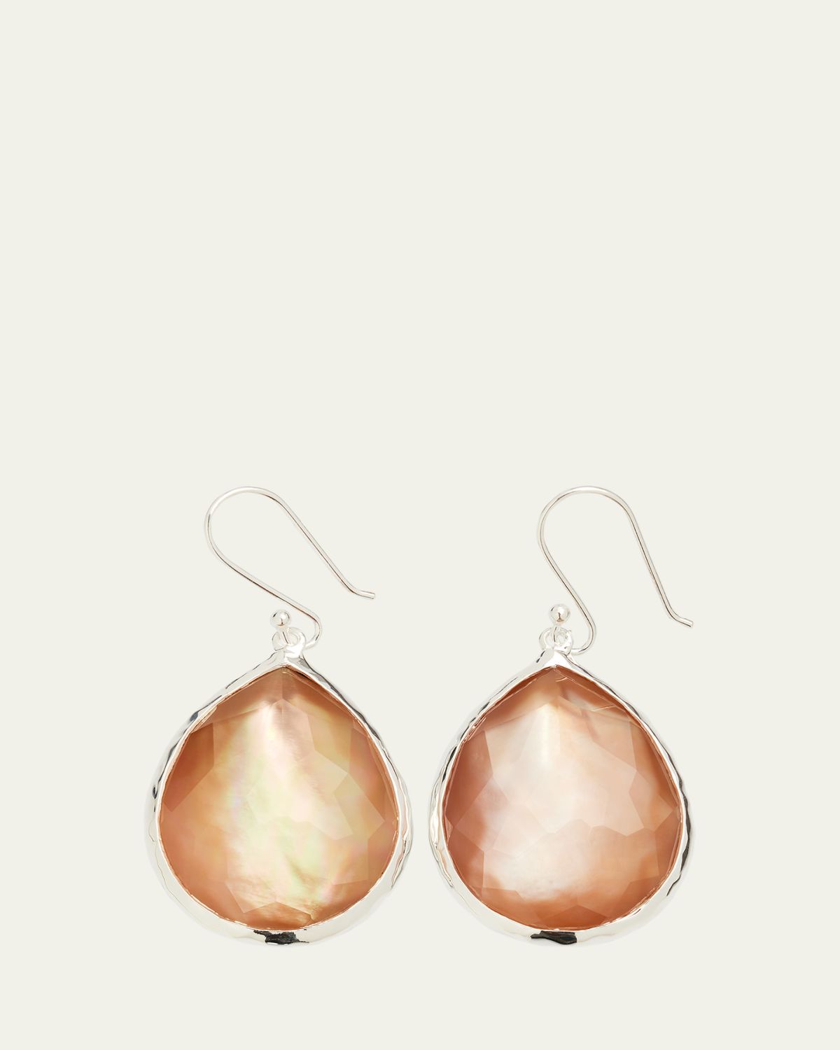 Ippolita Large Teardrop Earrings in Sterling Silver