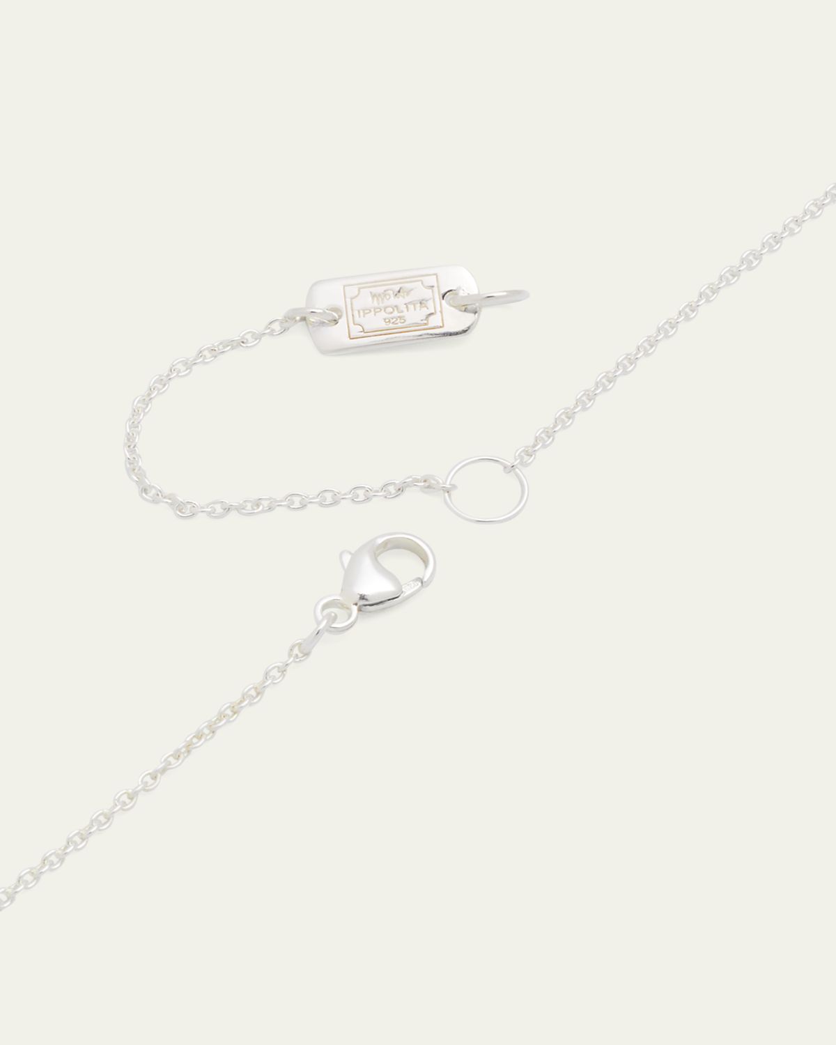 Ippolita Mini Pendant Necklace in Sterling Silver with Diamonds | Thumbnail 4 Ippolita Mini Pendant Necklace in Sterling Silver with Diamonds | Thumbnail 4