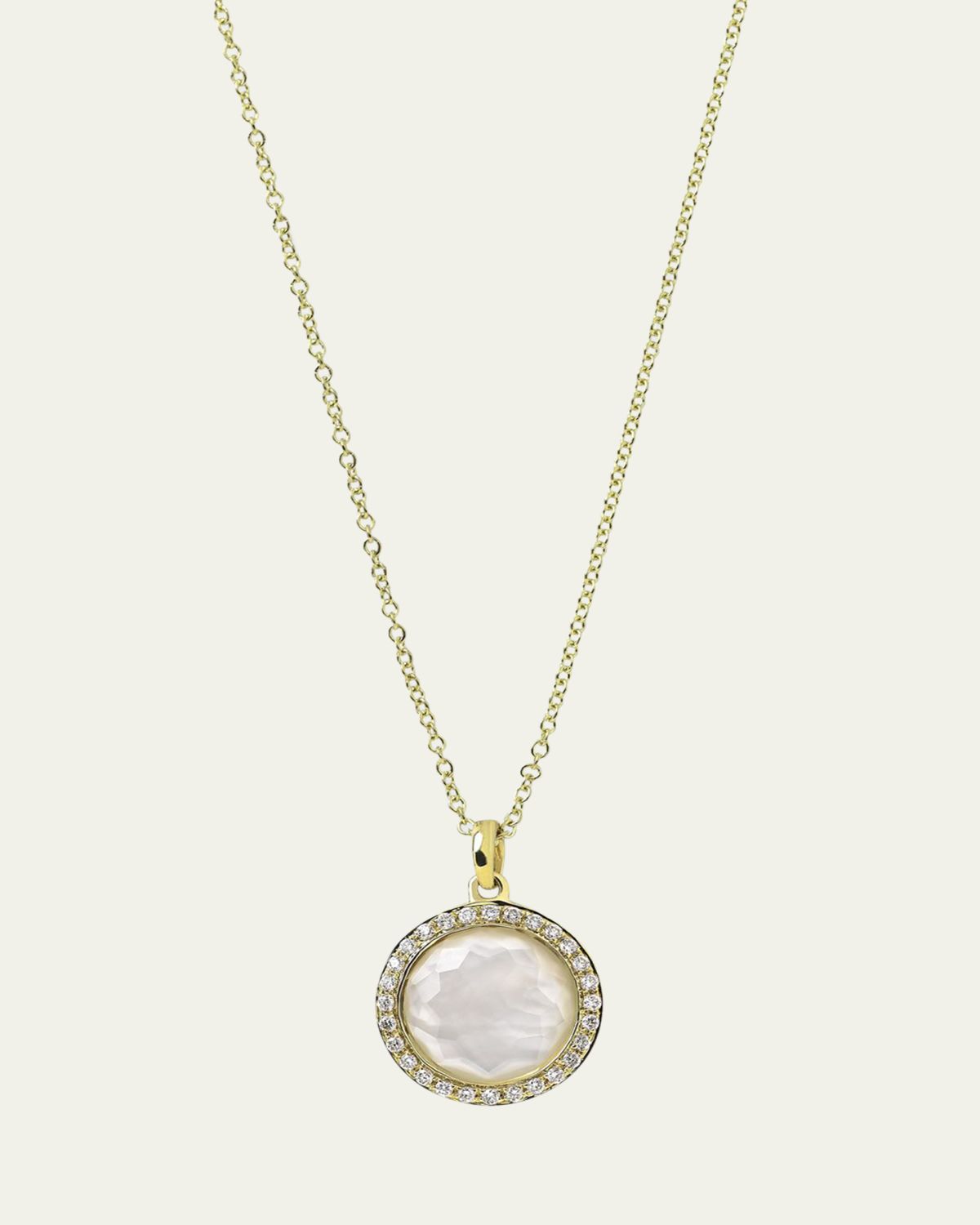 Ippolita Small Pendant Necklace in 18K Gold with Diamonds | Thumbnail 3