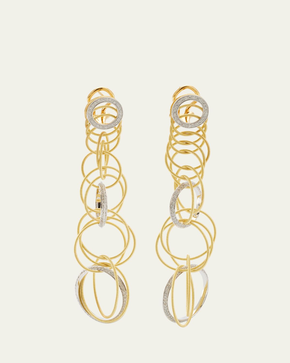 Buccellati Hawaii Waikiki Short Pendant Earrings with Diamonds