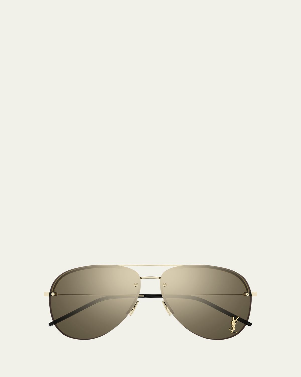 Saint Laurent Classic 11 Monochromatic Aviator Sunglasses