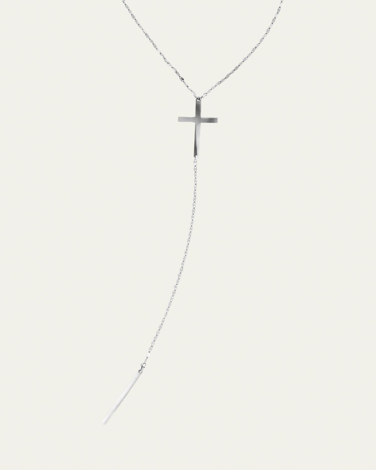 Lana 14K Gold Bond Crossary Chime Lariat Necklace