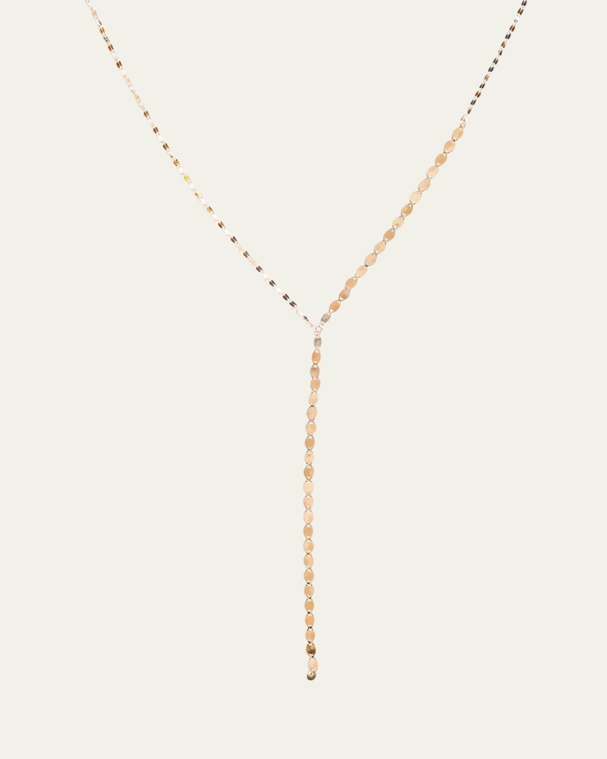 Lana 14K Gold Nude Lariat Disc Necklace | Thumbnail 5