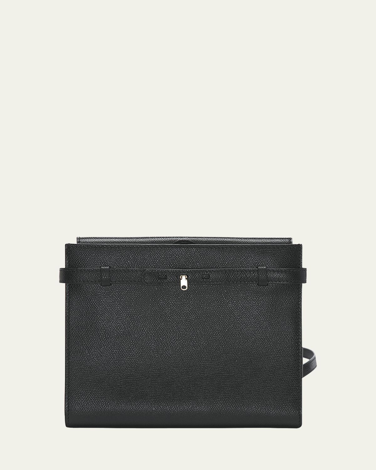 Valextra B-Tracollina Leather Shoulder Bag | Thumbnail 4
