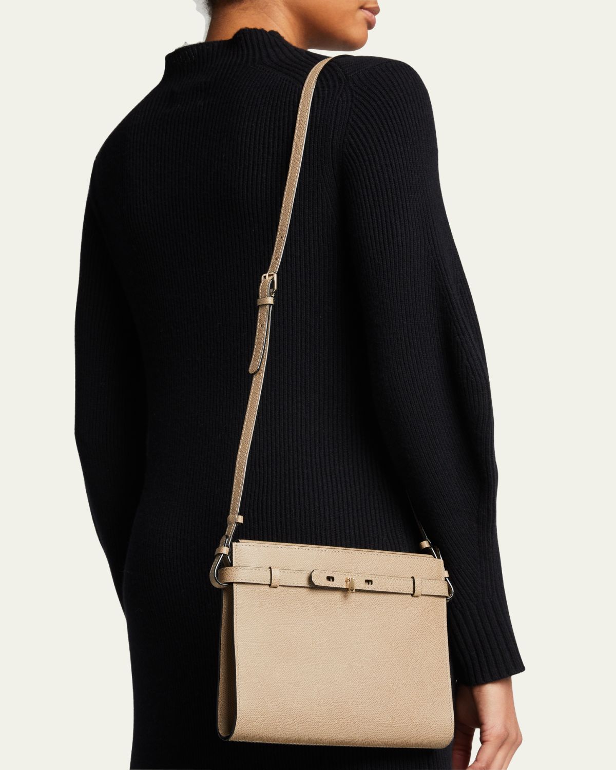 Valextra B-Tracollina Leather Shoulder Bag | Thumbnail 2 Valextra B-Tracollina Leather Shoulder Bag | Thumbnail 2